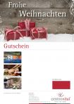 centrovital Gutscheinvorlage Wertgutschein Motiv Weihnachten
