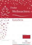 centrovital Gutscheinvorlage Wertgutschein Motiv Weihnachten